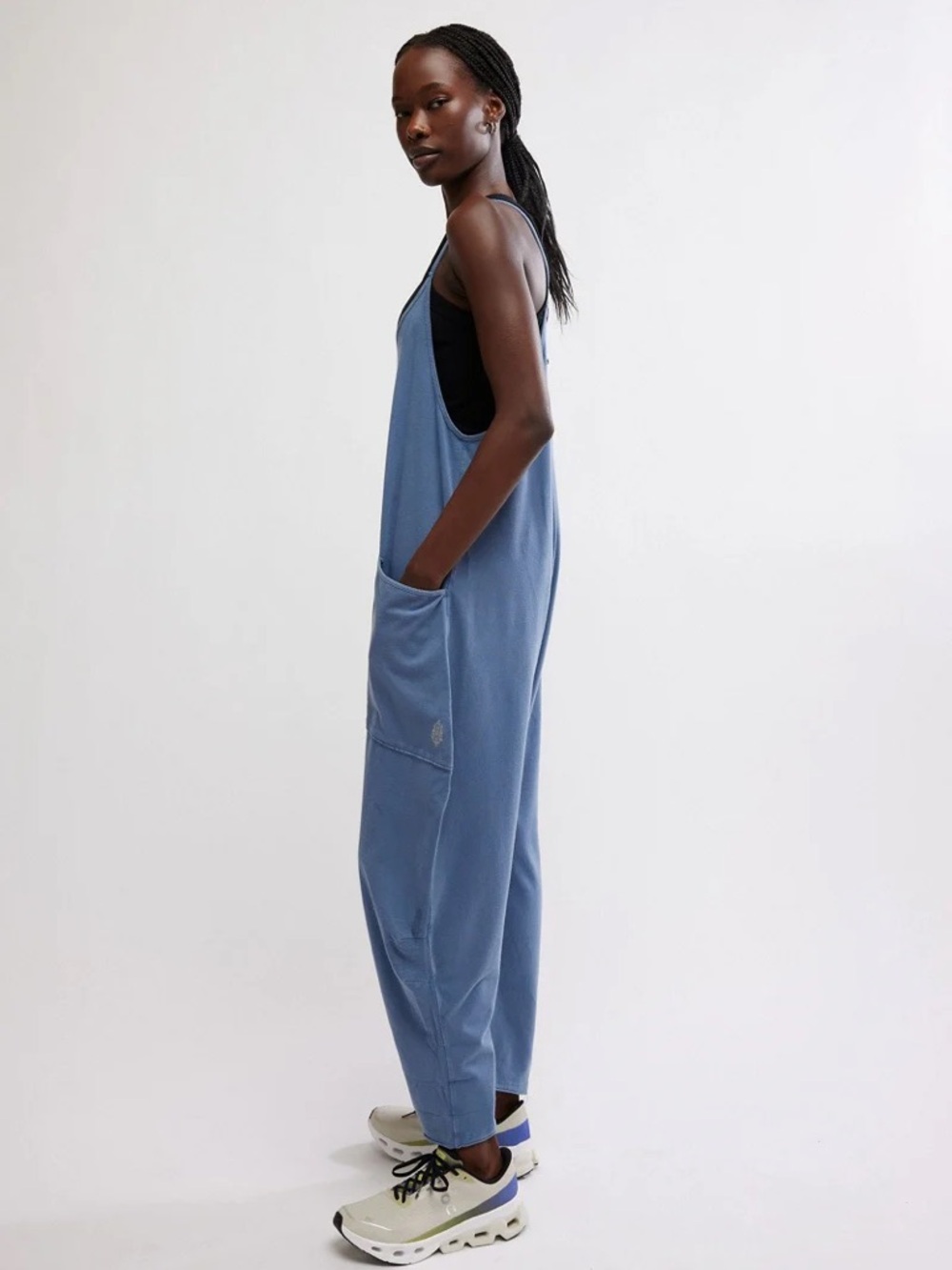 FP MOVEMENT Hot Shot Onesie Skyline Blue NWT Jumpsuit Romper - Picture 7 of 10